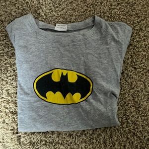 BATMAN grey cotton t shirt about 21” long